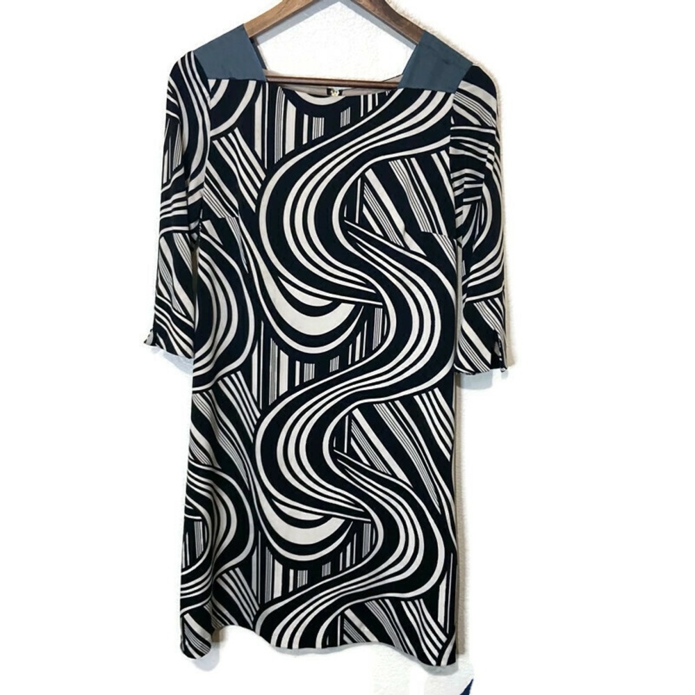 Eliza J size 4 women’s dress black and cream